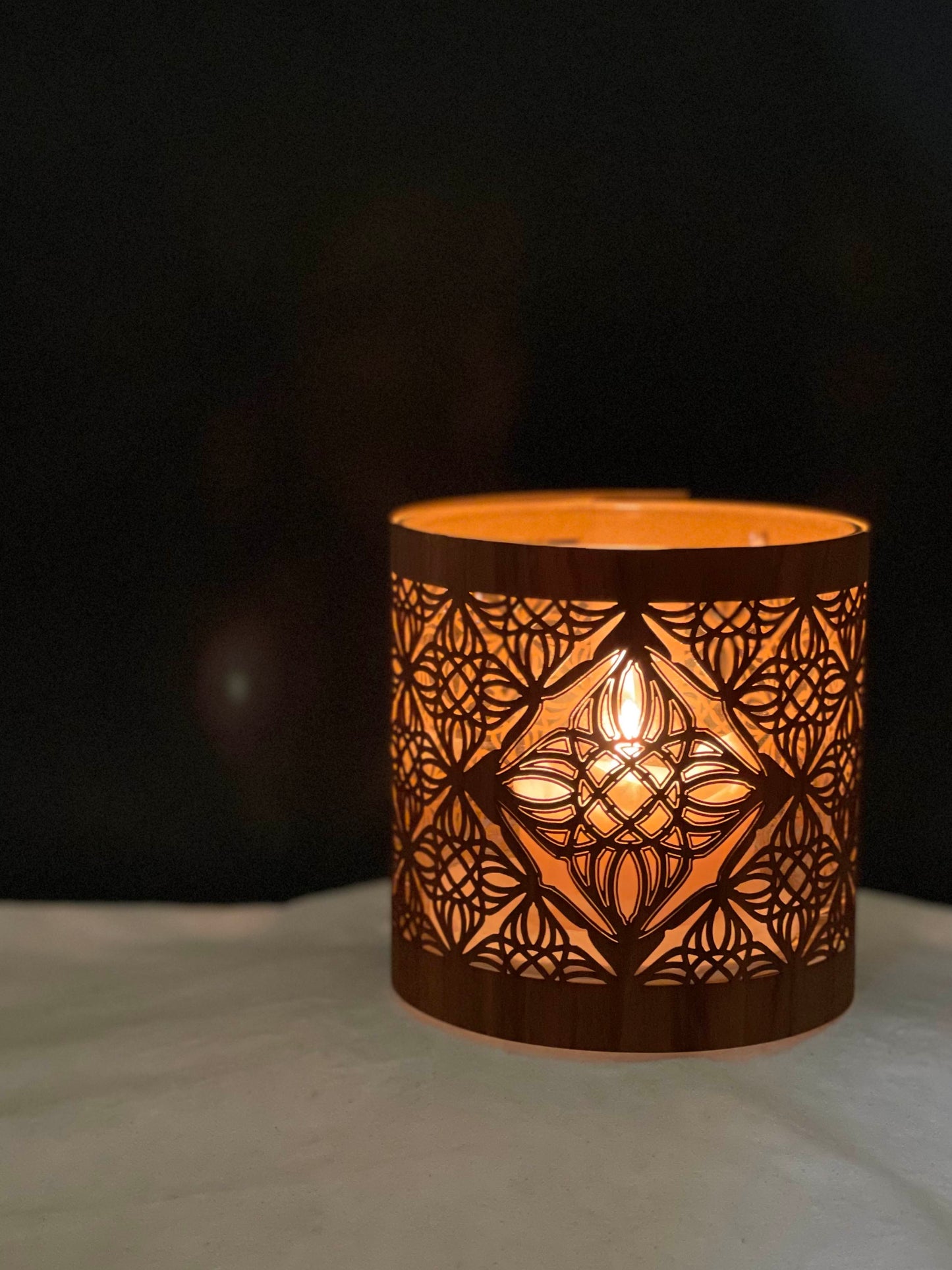The Medallion lantern candle holder