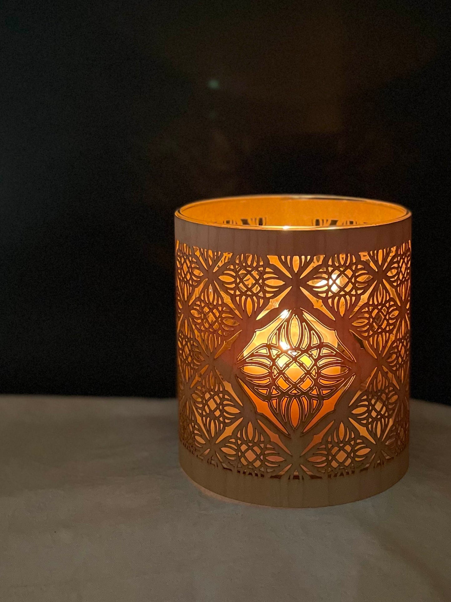 The Medallion lantern candle holder