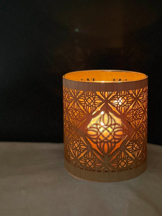 The Medallion lantern candle holder
