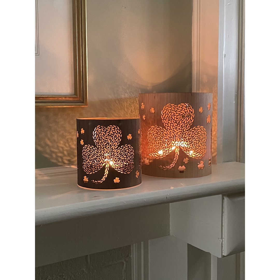 A Shamrock Candle Lantern - Irish Inspired