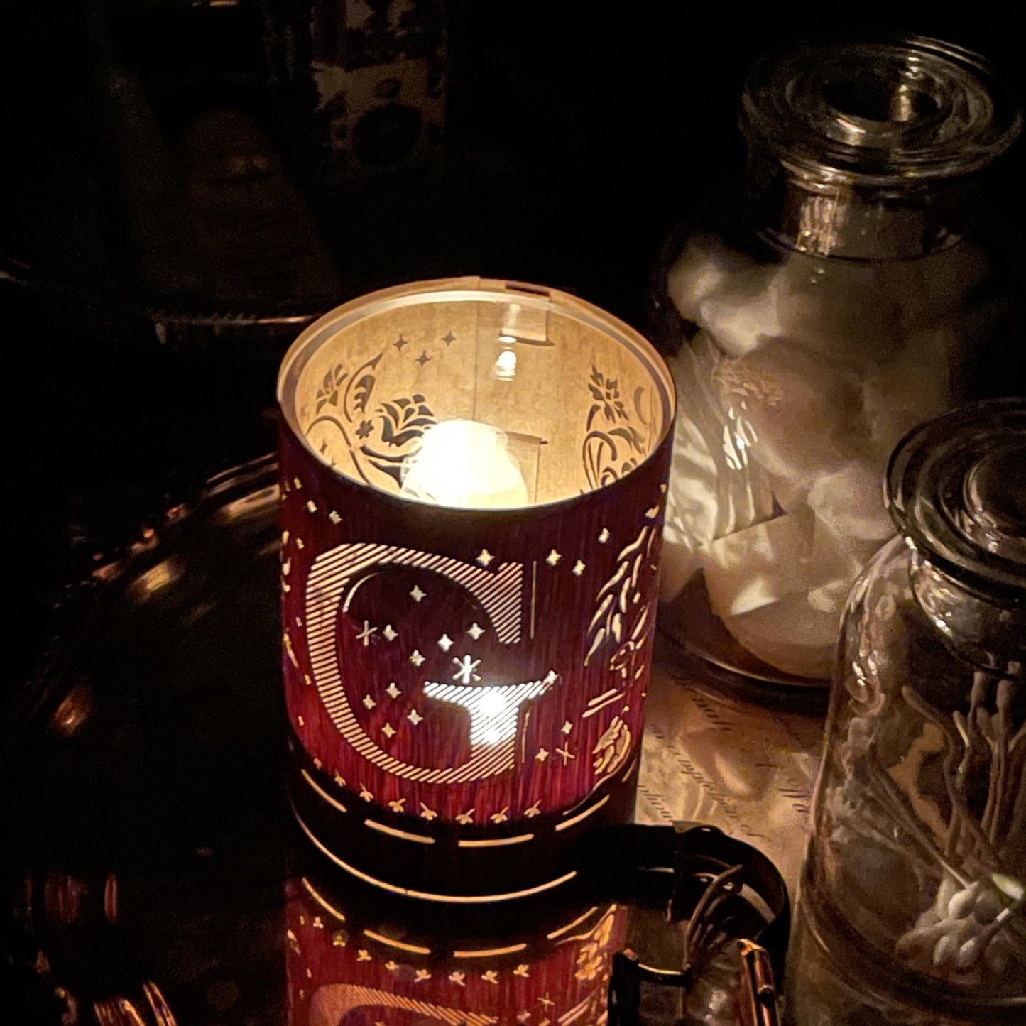 G - Monogram Letter G Candle Lantern