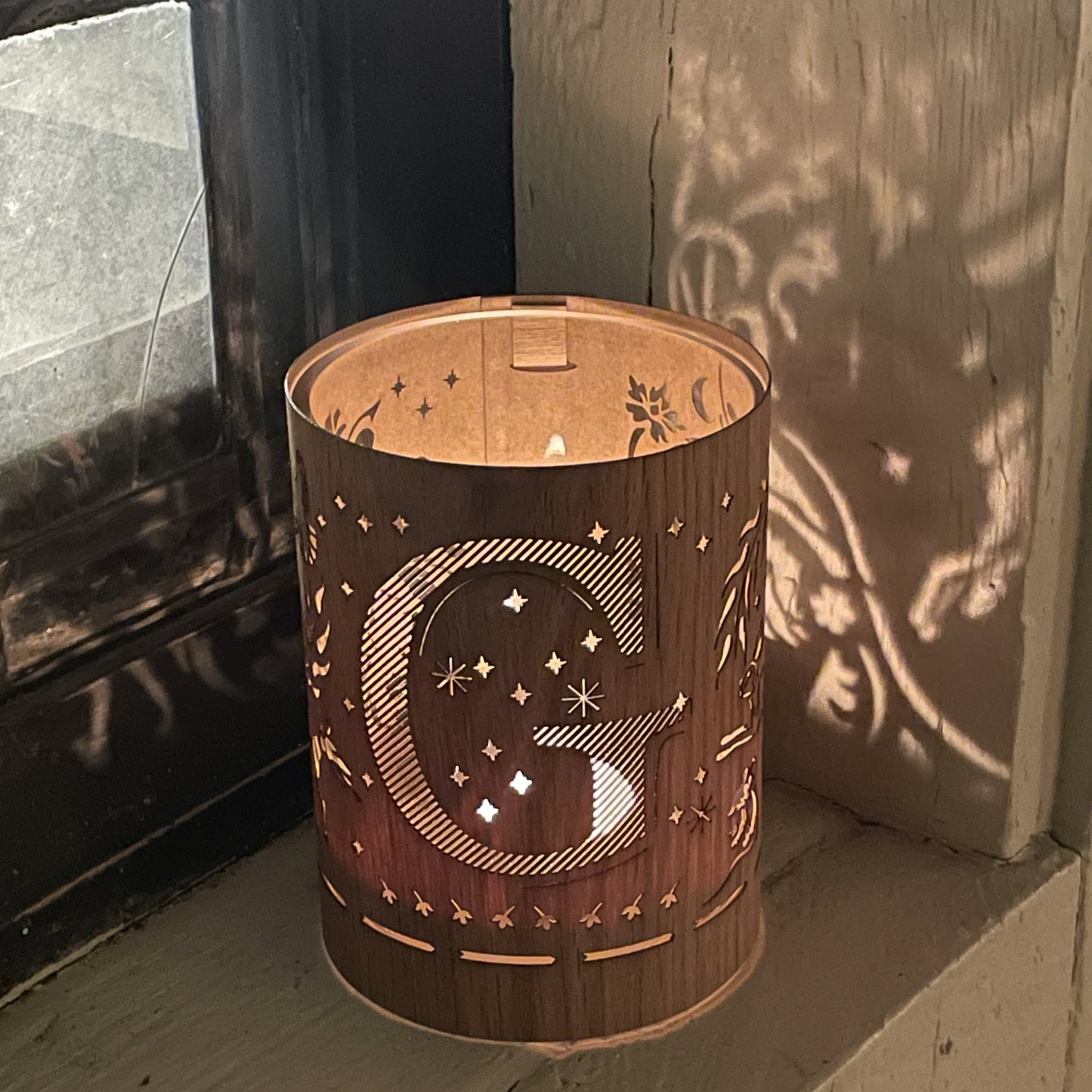 G - Monogram Letter G Candle Lantern