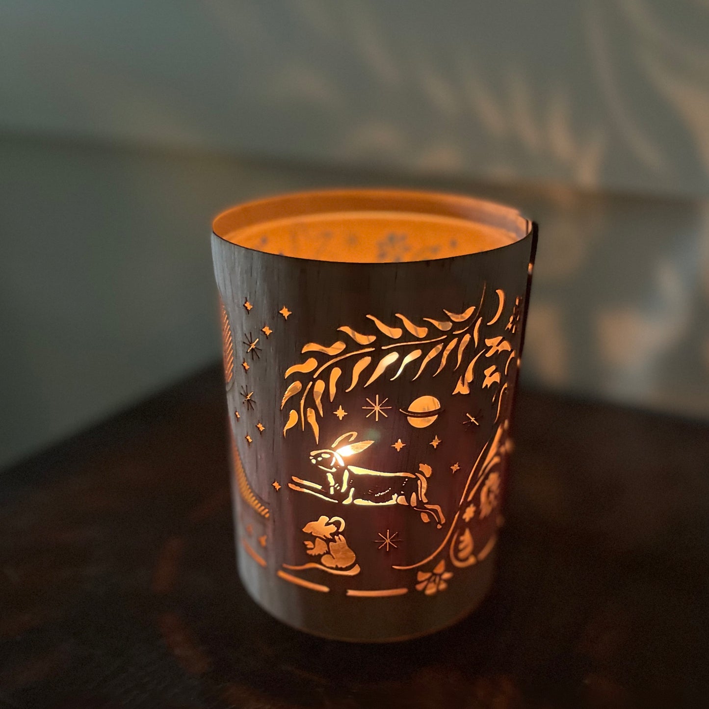 R - Monogram Letter R Candle Lantern