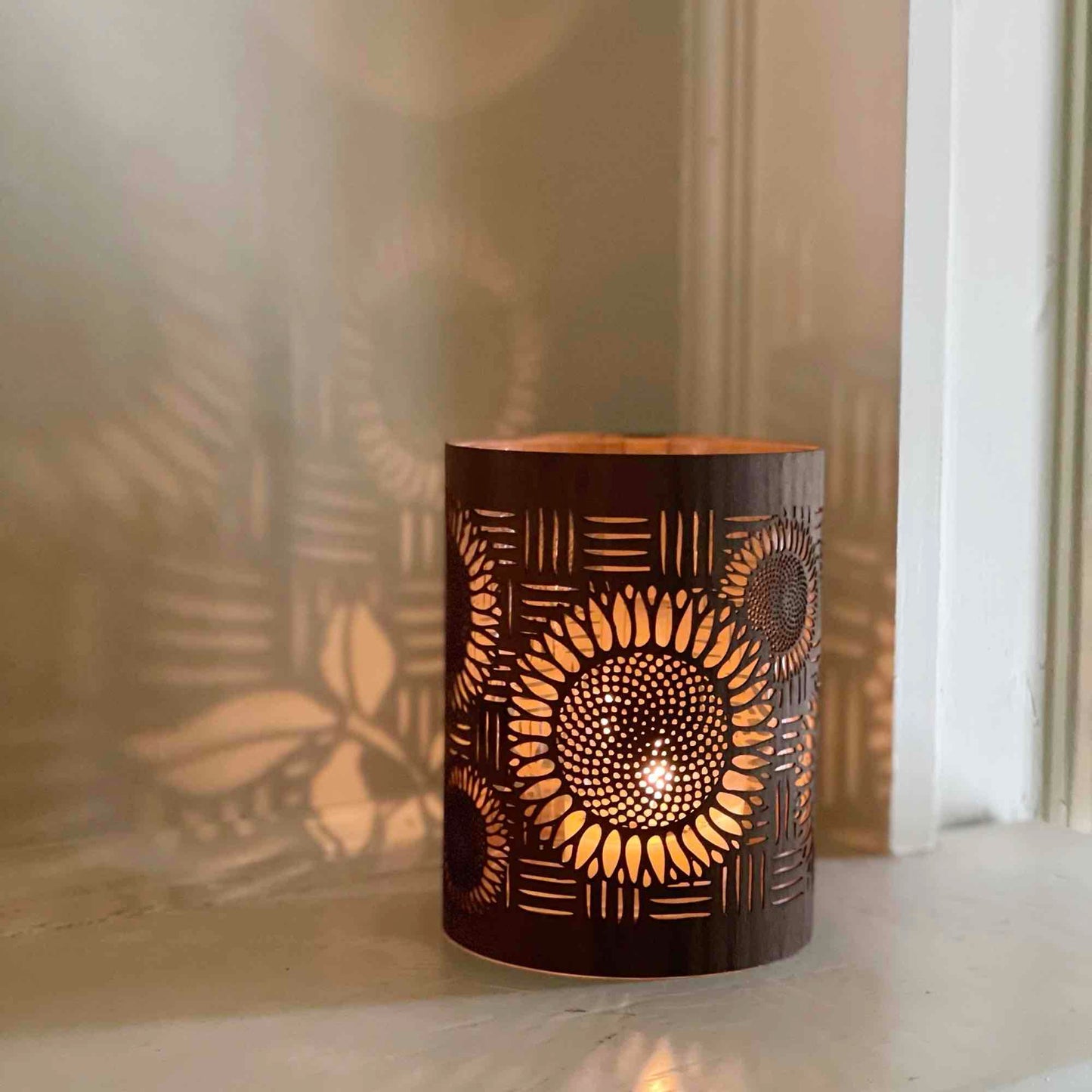 The Sunflower - the Fibonacci sequence perfected in candle light.