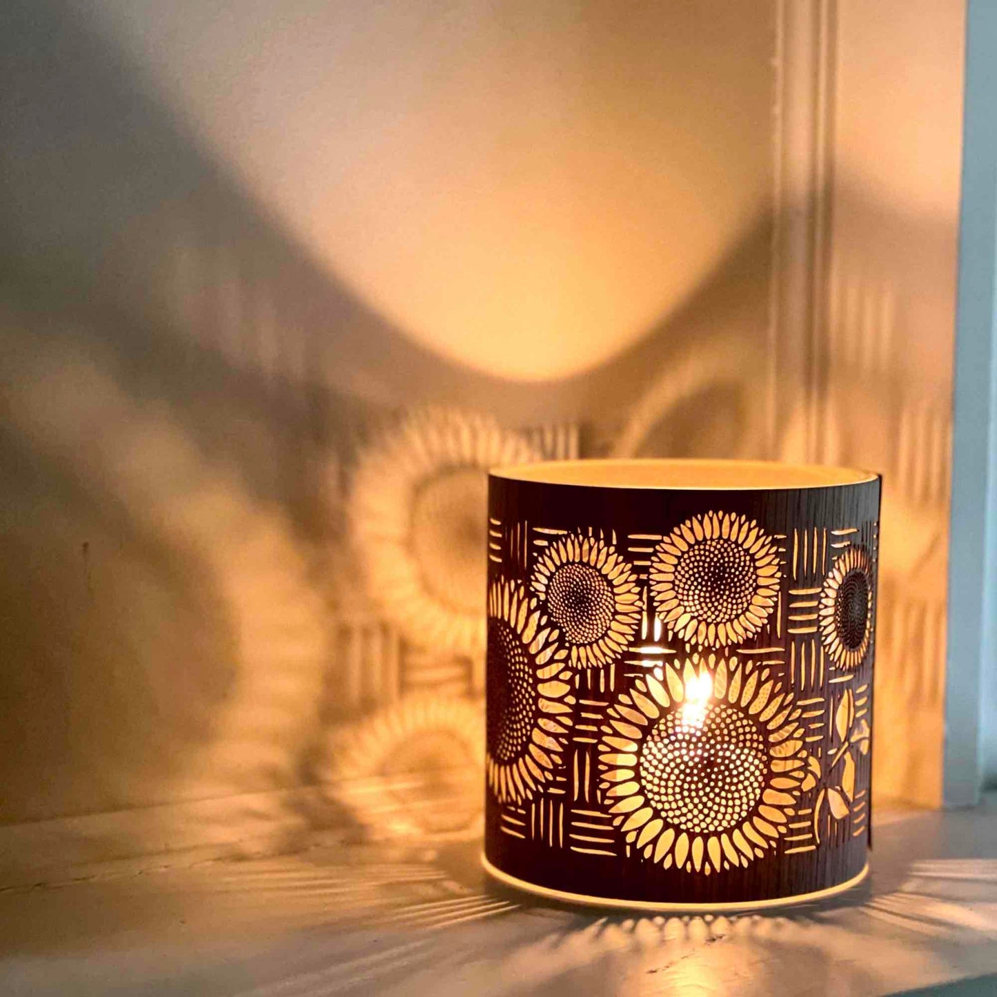 The Sunflower - the Fibonacci sequence perfected in candle light.