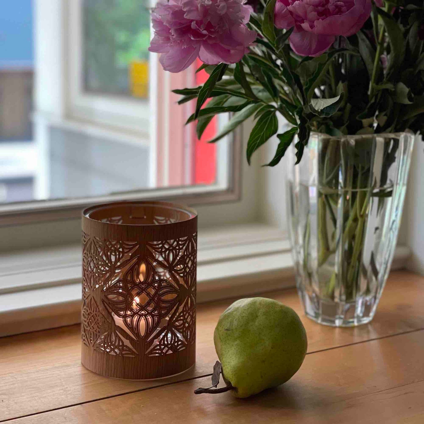 The Medallion lantern candle holder