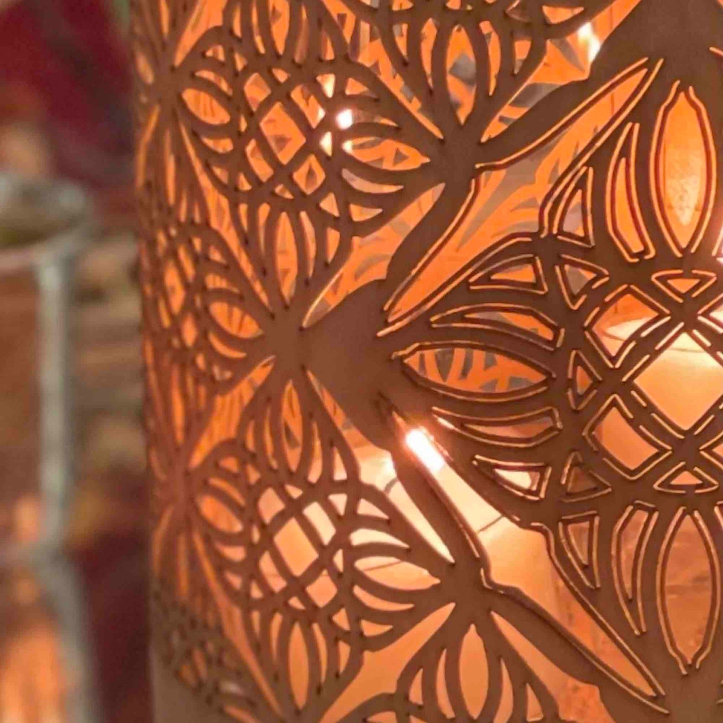 The Medallion lantern candle holder