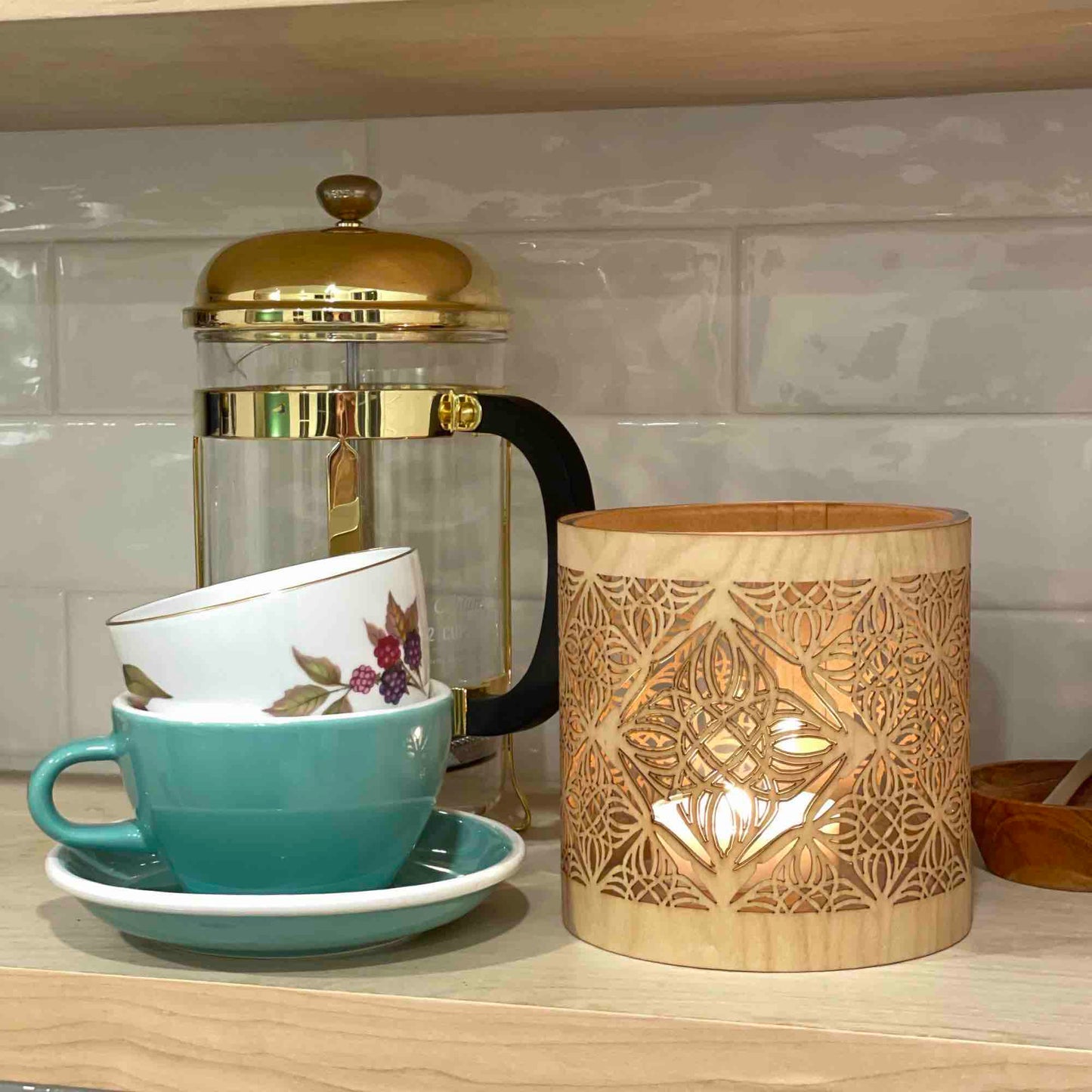 The Medallion lantern candle holder