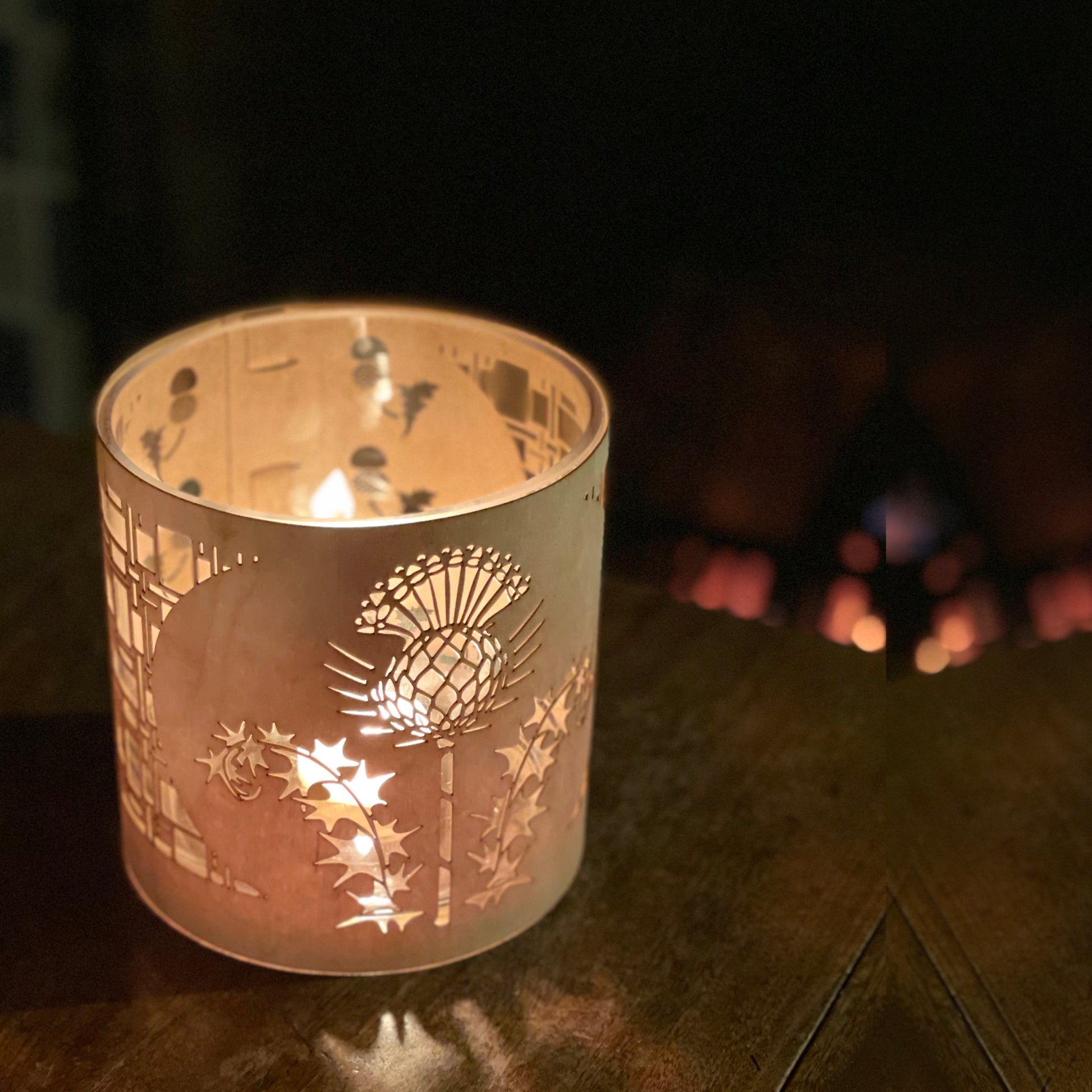 thistle lantern 0 the thistle design prototype in maple by the fires side