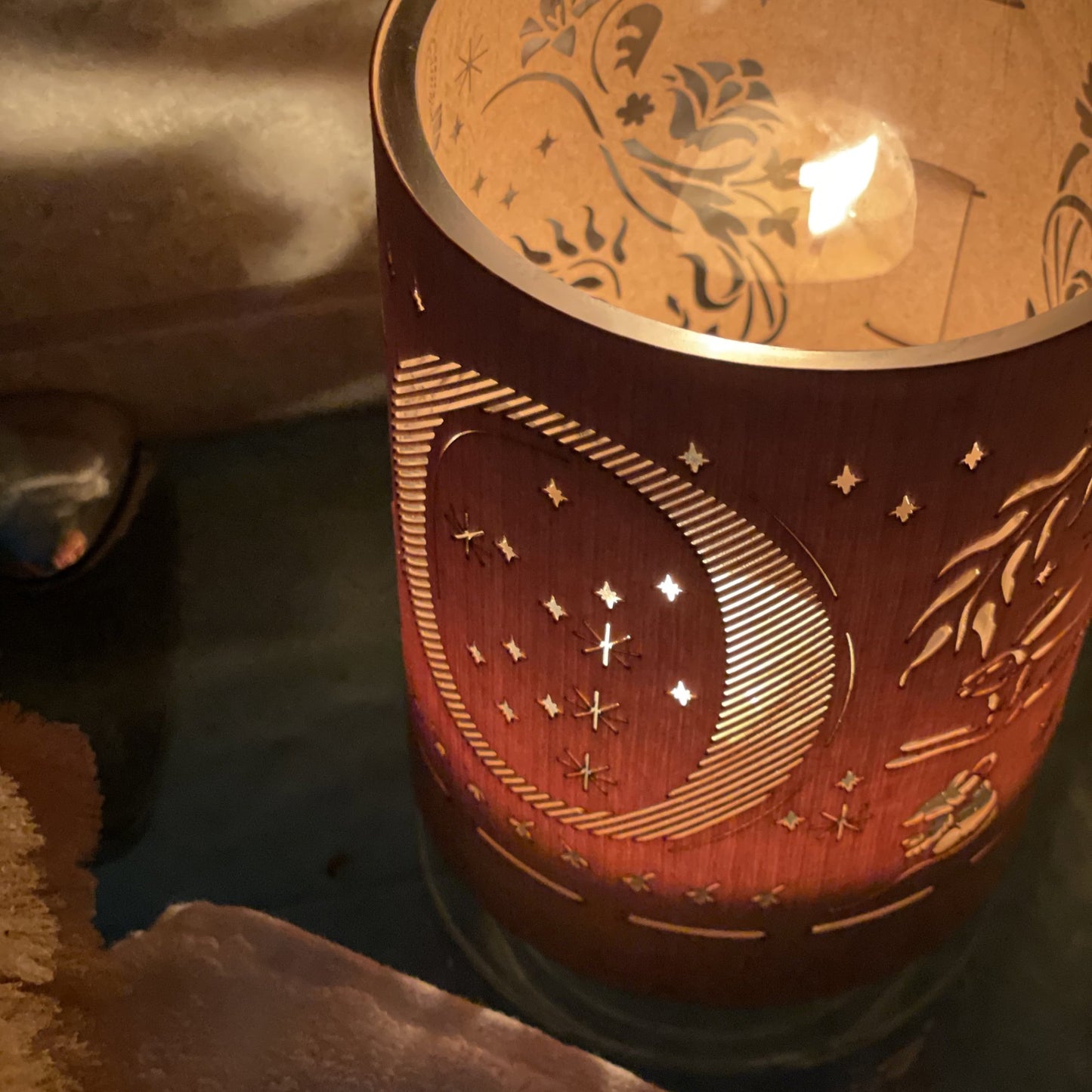 O - Monogram Letter O Candle Lantern