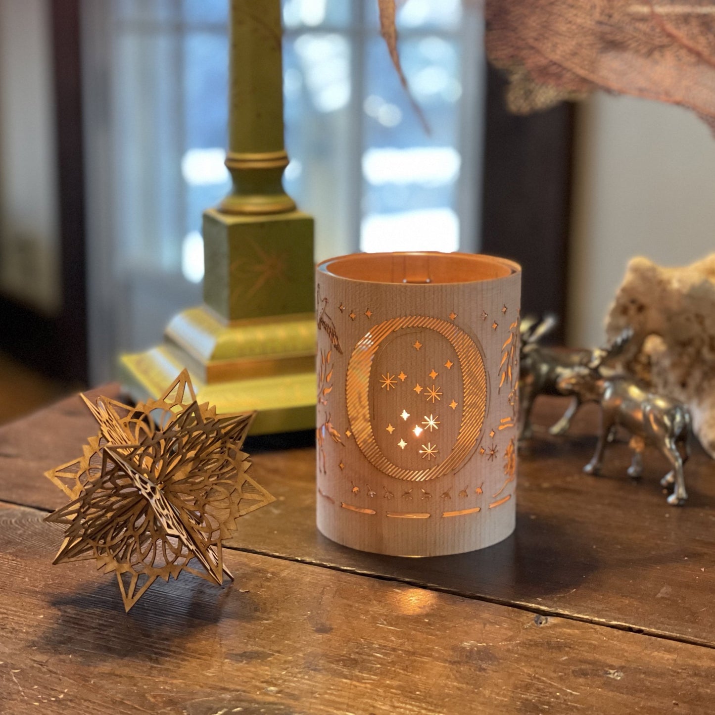 O - Monogram Letter O Candle Lantern