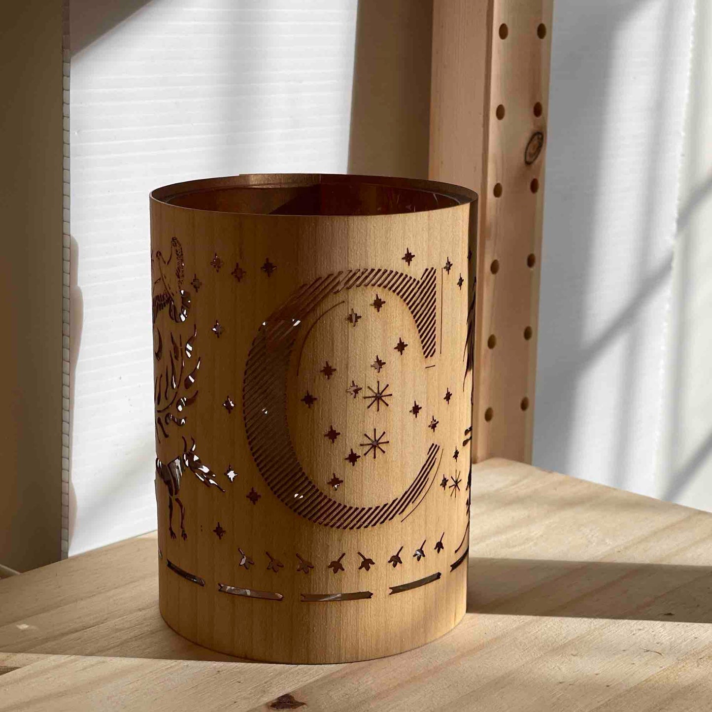 C - Monogrammed C Hurricane Candle Holder