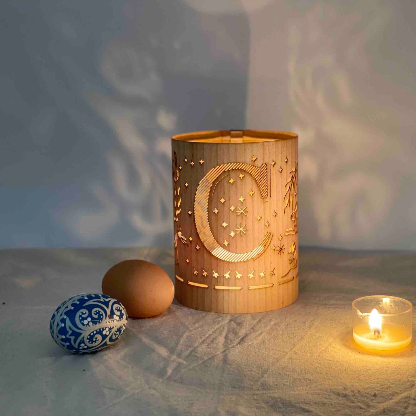 C - Monogrammed C Hurricane Candle Holder
