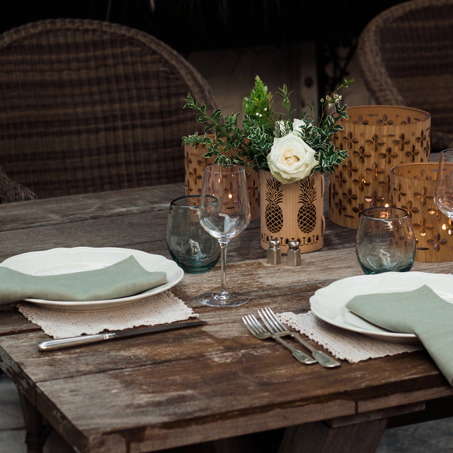The pineapple lantern - a welcoming tradition in glass and wood-maple,White Oak,or walnut