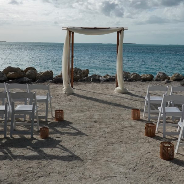 View of the Wedding Chapel, Zachary Taylor Park - Key West Florida