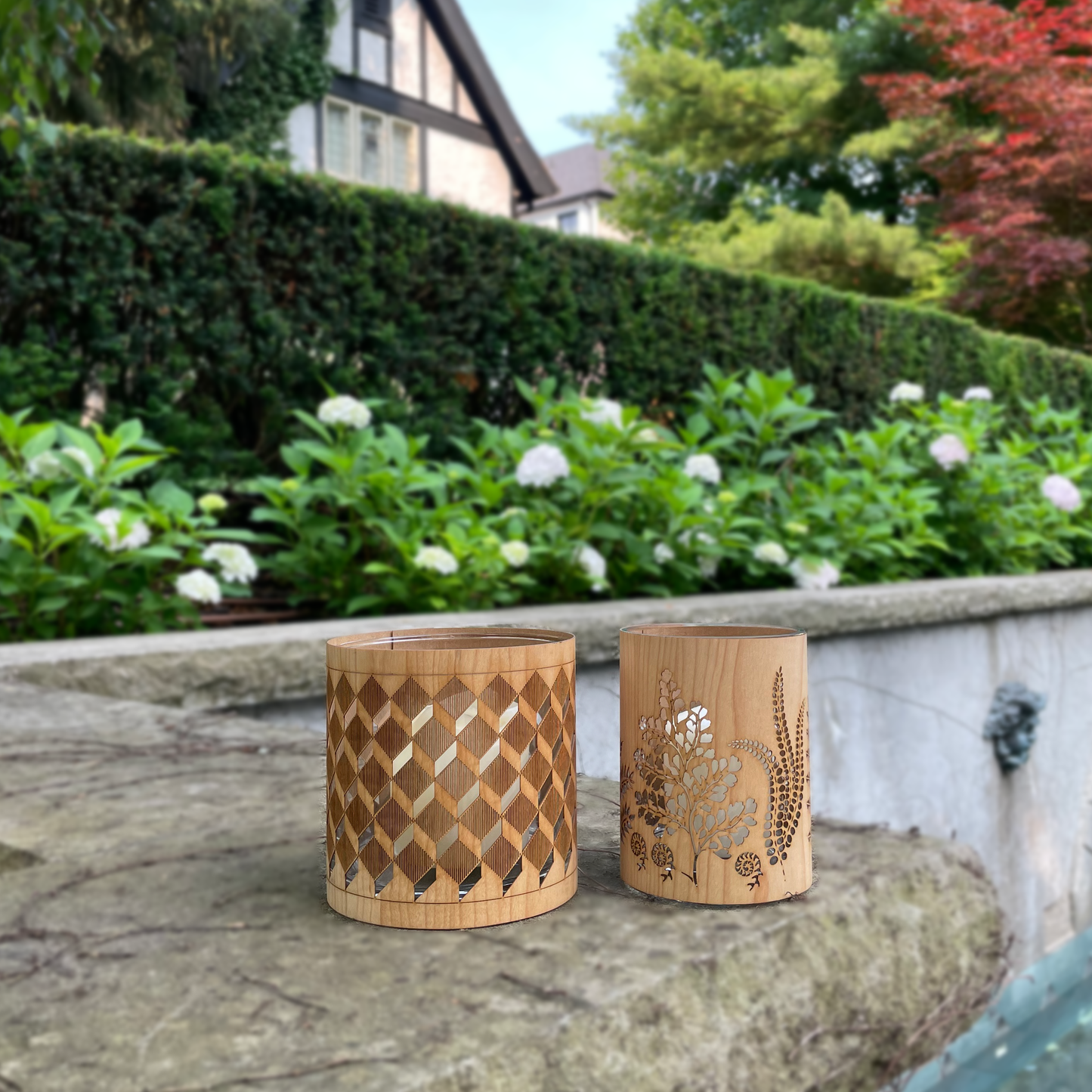 The Fern Motif Artisan Lantern