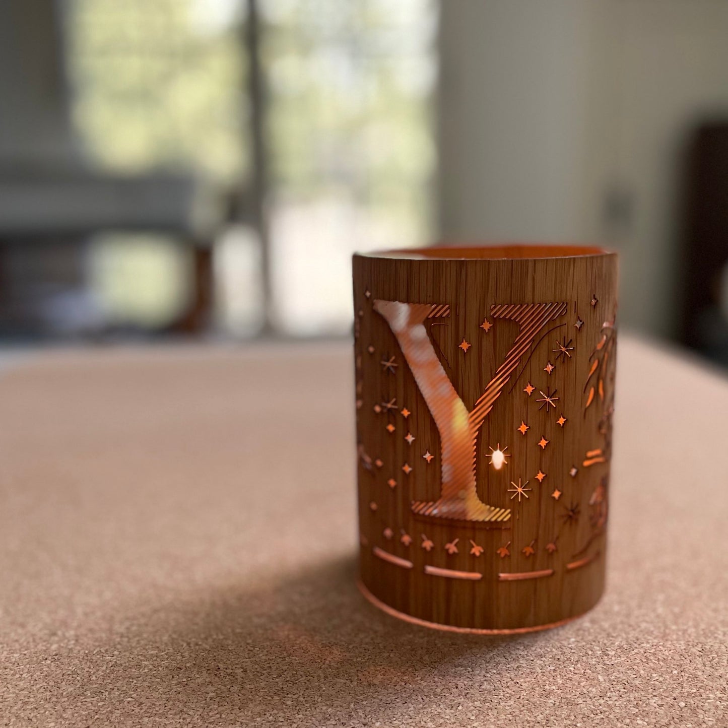 Y - Monogram Letter Y Candle Lantern