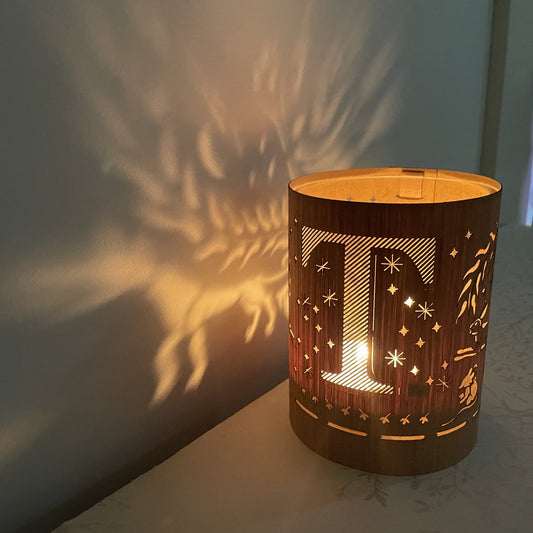 Monogram Candle Lantern - Letter T
