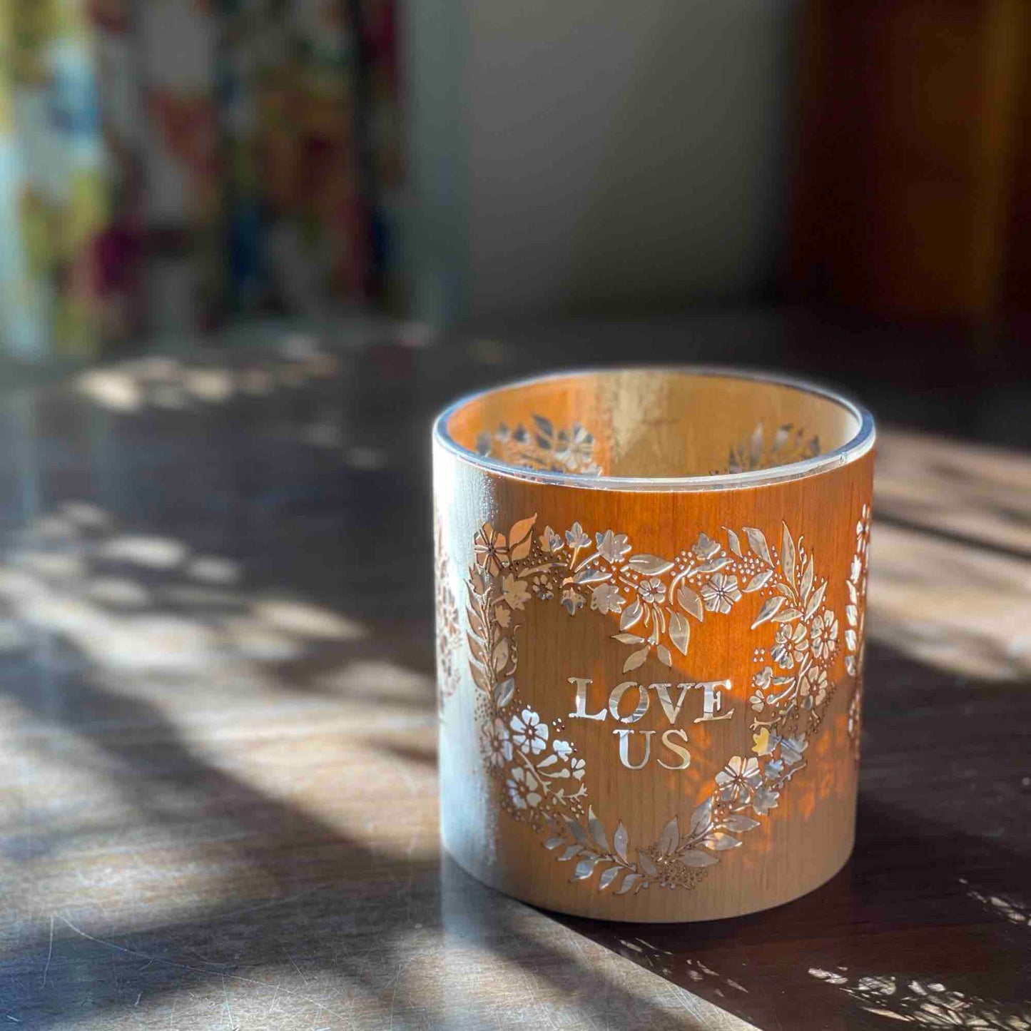 Fill Your Home With Love with our Love Us Lantern