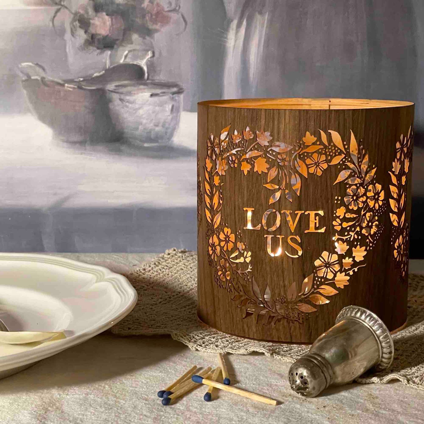 Fill Your Home With Love with our Love Us Lantern